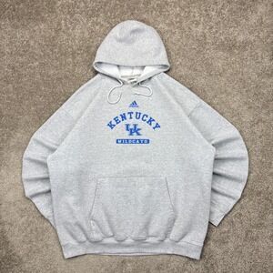 Vintage Y2K Adidas Center Logo Kentucky Wildcats Hoodie Large